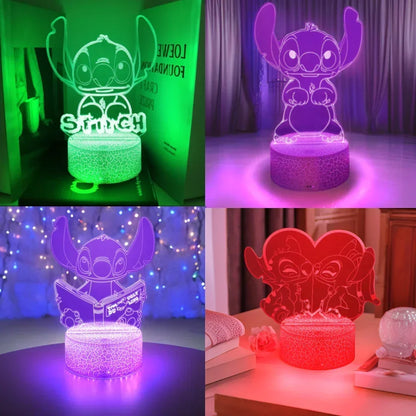 3D Illusion Stitch Night Light