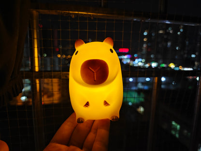 Cute Capybara LED Night Light