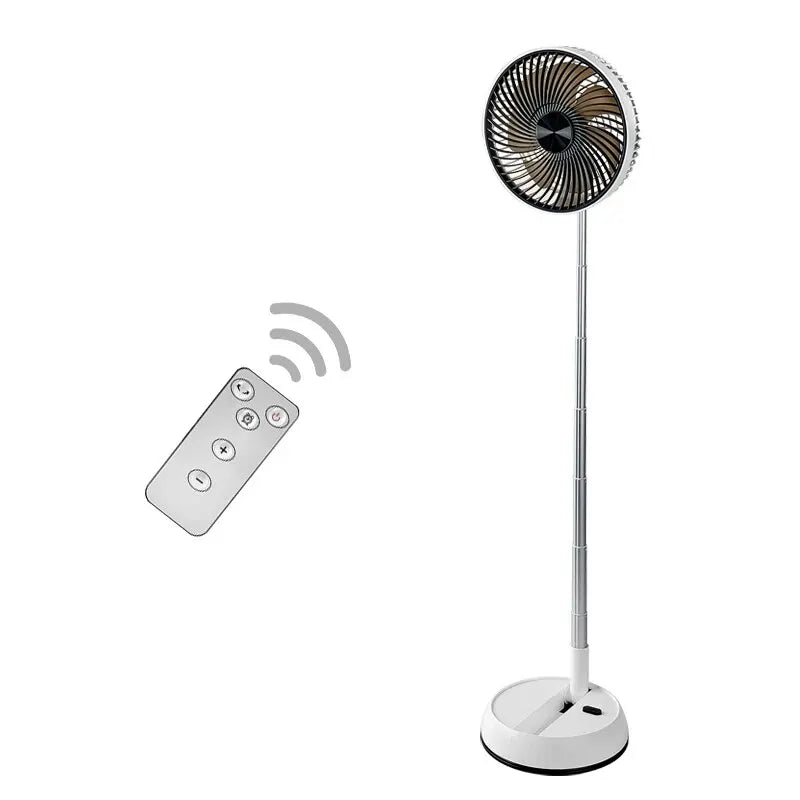Portable Oscillating Standing Fan with Remote
