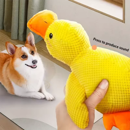 Plush Duck Squeak Toy for Dogs