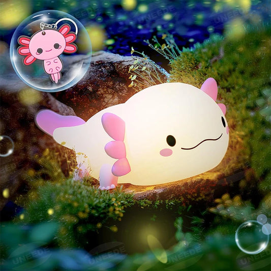 Cute LED Axolotl & Friends Night Light