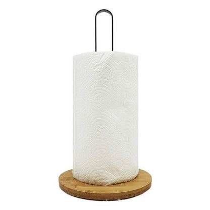 Bamboo Paper Towel Holder