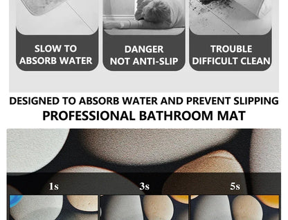 Diatom Mud Absorbent Bathroom Mat