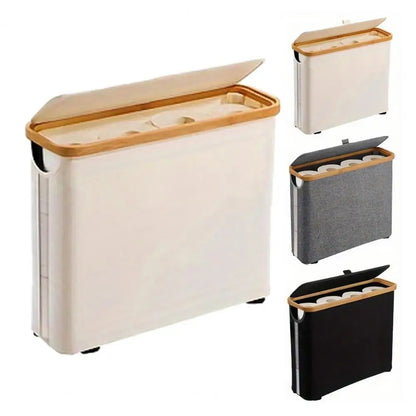 Toilet Paper Storage Basket with Lid
