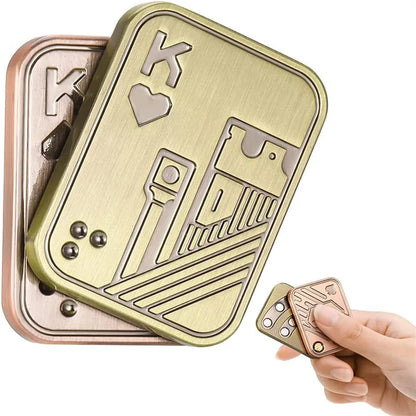 Double Sided King & Ace Metal Slider Stress Relief Toy