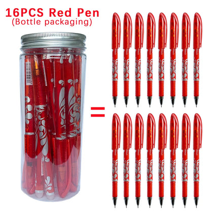 MagicWrite™ Erasable Gel Pen Set – 16-Piece Multicolor Creativity Collection (0.5mm)