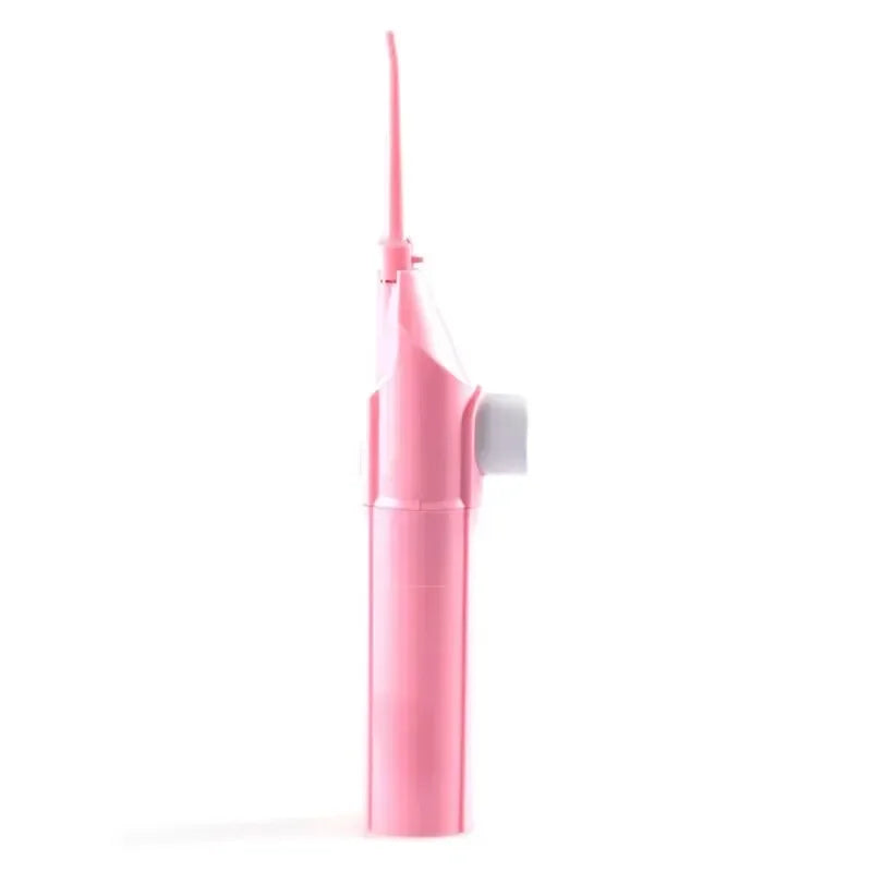 AquaJet™ Manual High-Pressure Oral Irrigator – Portable Water Flossing Toothpick for Dental Care