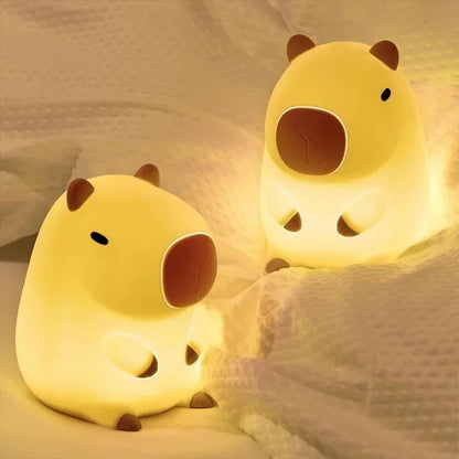 Cute Capybara LED Night Light