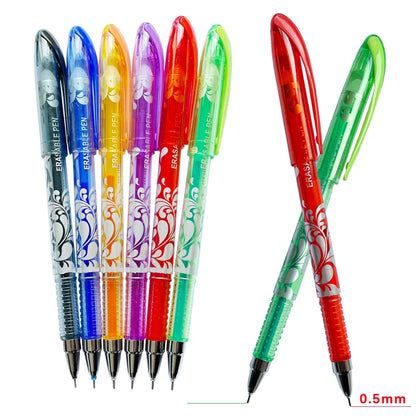 MagicWrite™ Erasable Gel Pen Set – 16-Piece Multicolor Creativity Collection (0.5mm)