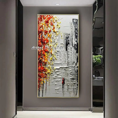 Hand-Made Thick textured Wall art