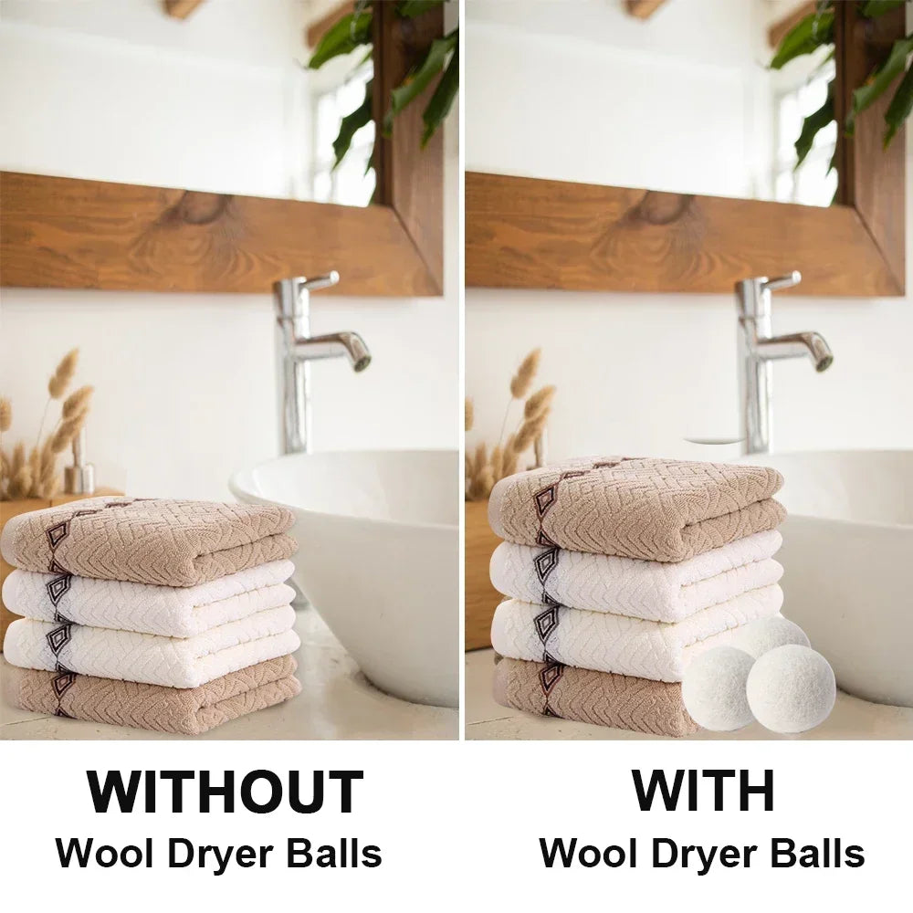 6Pcs Reusable Wool Dryer Balls