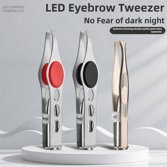 BrightBrow™ LED Precision Tweezers