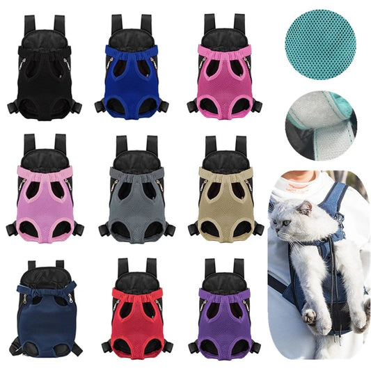 Pet Carrier Backpack – Breathable, Adjustable & Travel-Ready (S–XL)