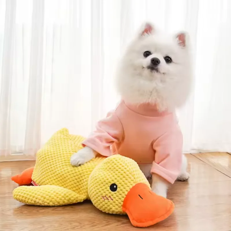 Plush Duck Squeak Toy for Dogs