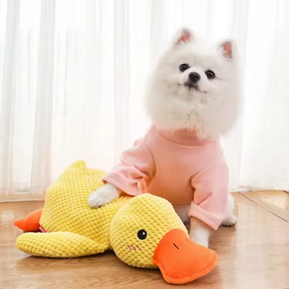 Plush Duck Squeak Toy for Dogs