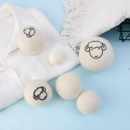 6Pcs Reusable Wool Dryer Balls