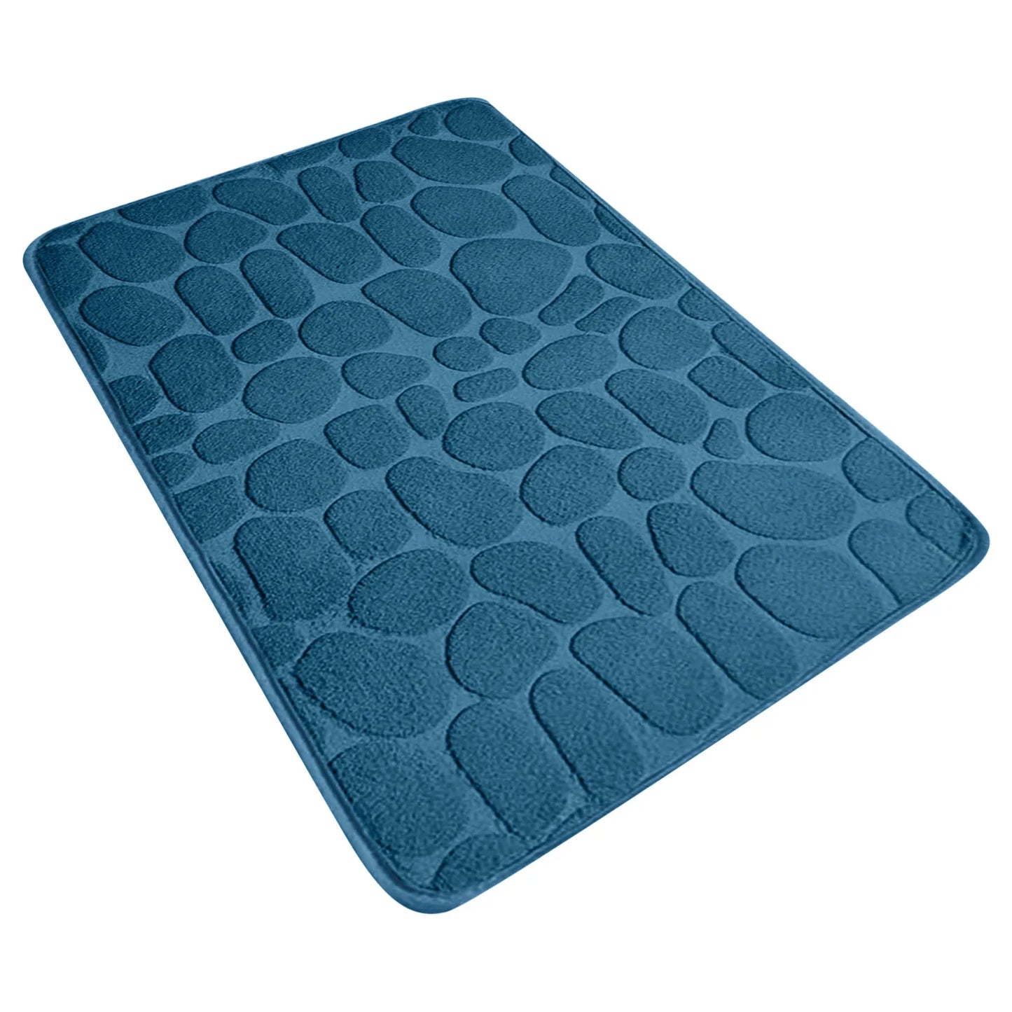 Cobblestone Embossed Bathroom Mat
