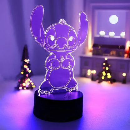 3D Illusion Stitch Night Light