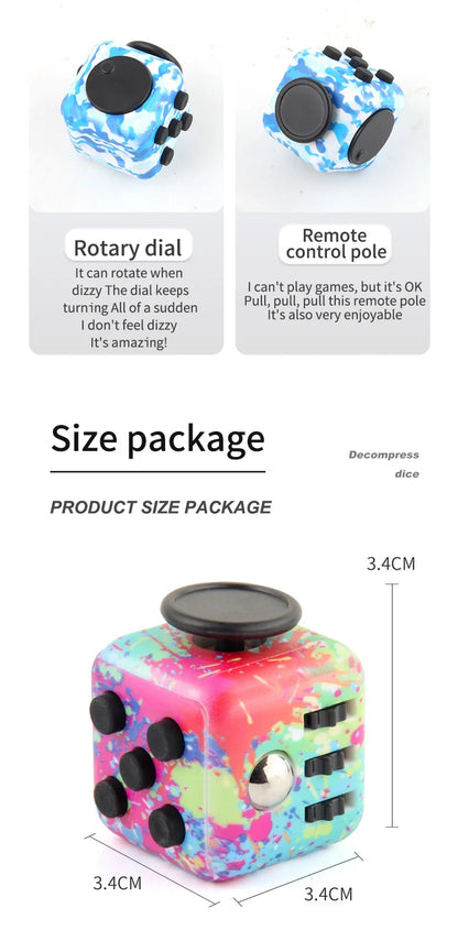 Solid Color Fidget Cube