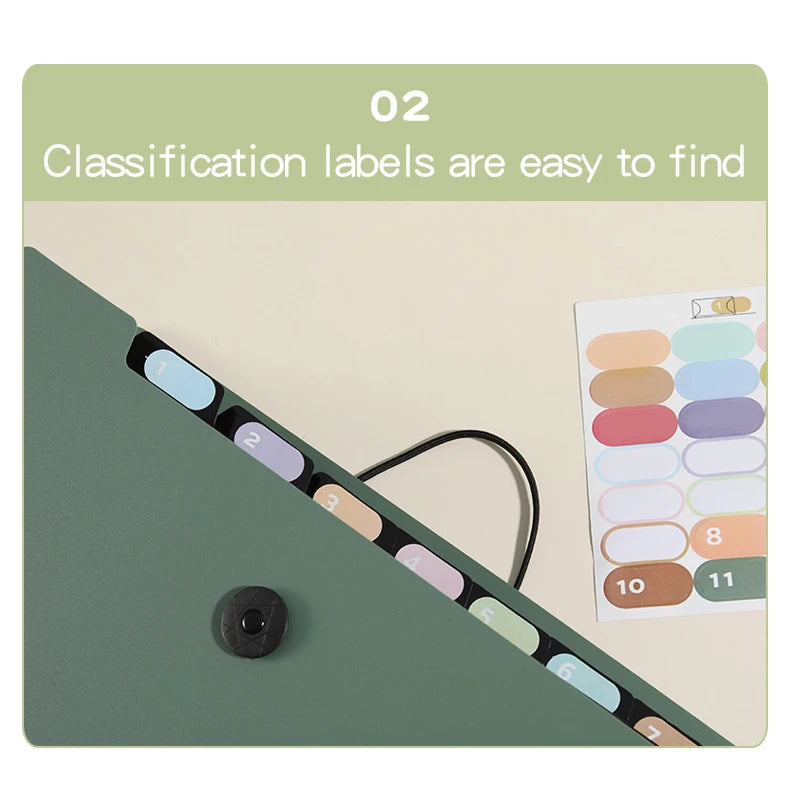 A4 Expanding File Folder