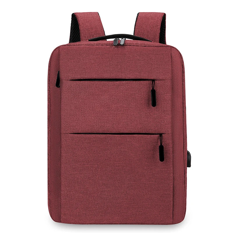 Multi-Layer Zippered Laptop Backpack
