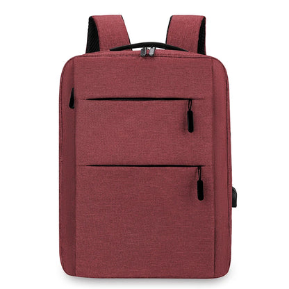 Multi-Layer Zippered Laptop Backpack