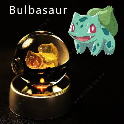 Pokémon 3D Crystal Ball Night Light
