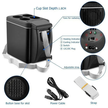 ROADCHILL 6L | Car Mini Fridge & Warmer