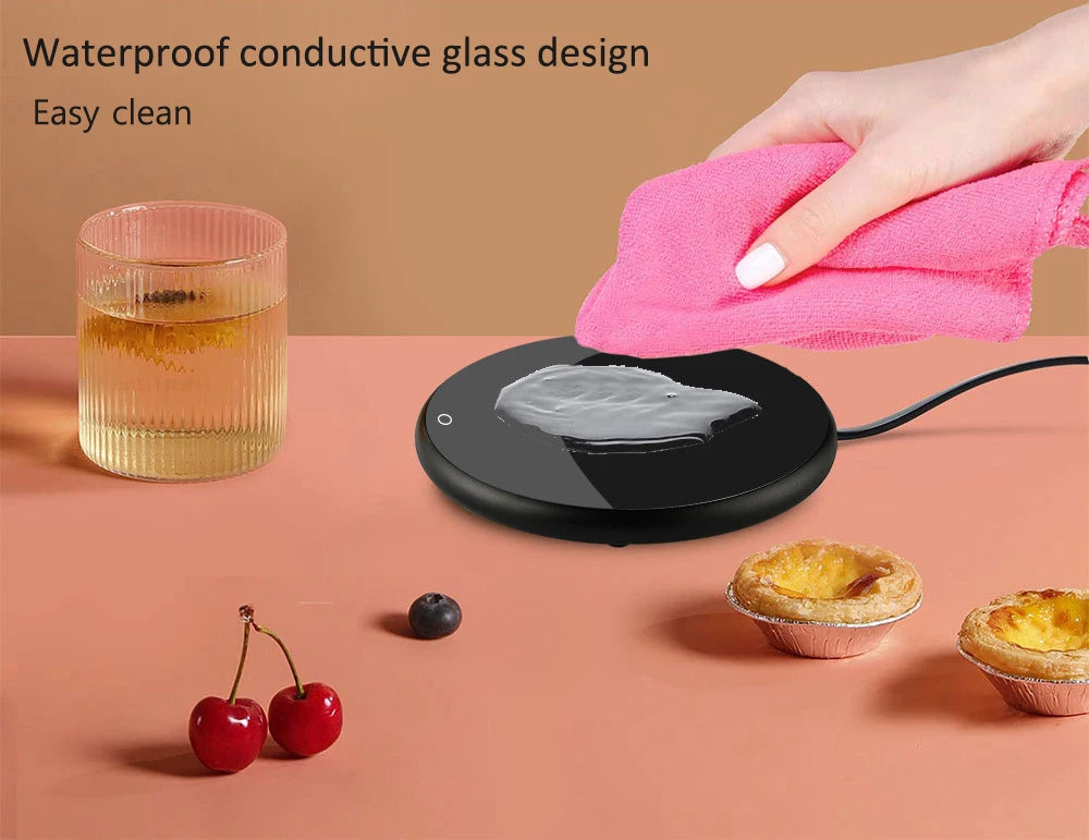 USB Mug Warmer – Electric Coffee Cup Heater with Thermostatic Coaster