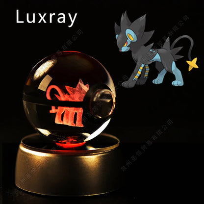 Pokémon 3D Crystal Ball Night Light