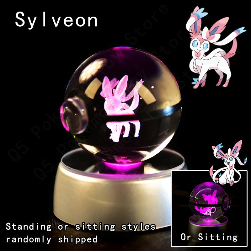 Pokémon 3D Crystal Ball Night Light