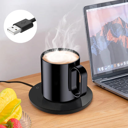 USB Mug Warmer – Electric Coffee Cup Heater with Thermostatic Coaster