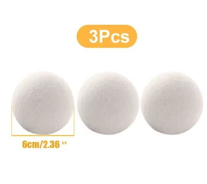 6Pcs Reusable Wool Dryer Balls