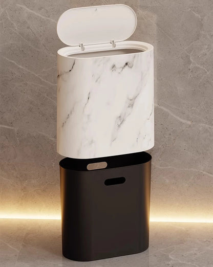 Modern Multi-Purpose Trash Can with Lid