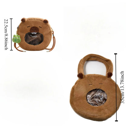 Capybara Plush Mini Backpack