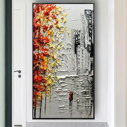 Hand-Made Thick textured Wall art