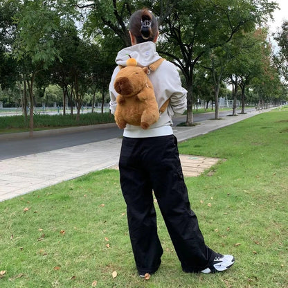 Capybara Plush Mini Backpack