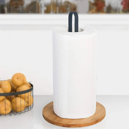 Bamboo Paper Towel Holder