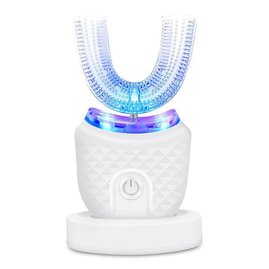Intelligent Automatic U-Type Sonic Electric Toothbrush – USB Rechargeable with Blue Light Whitening
