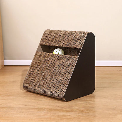 2-in-1 Cat Scratcher & Interactive Toy