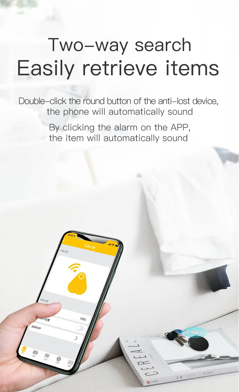 Mini GPS Locator & Anti-Lost Smart Keychain