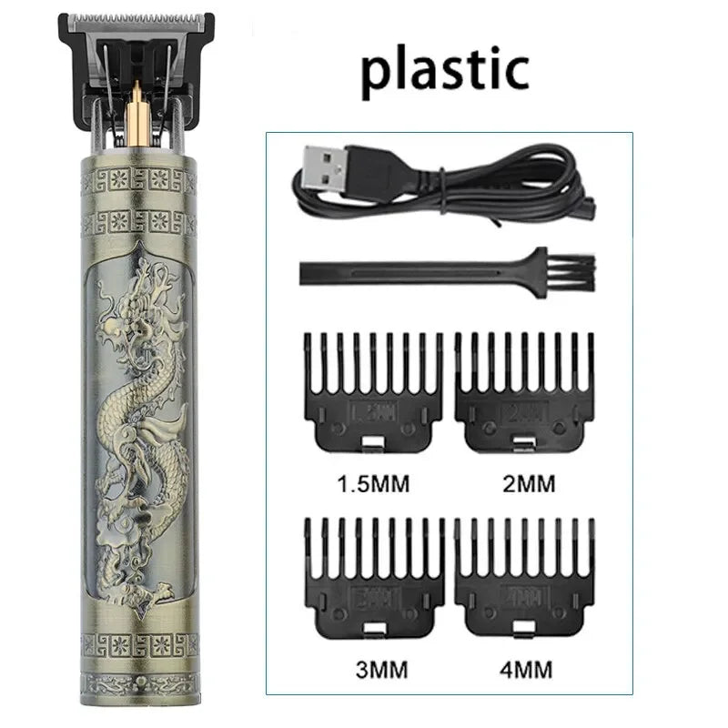 TrimMaster™ T9 LCD Precision Hair & Beard Trimmer – Professional Electric Clipper for Men