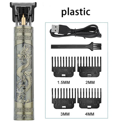 TrimMaster™ T9 LCD Precision Hair & Beard Trimmer – Professional Electric Clipper for Men