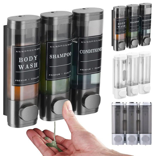 3 piece Wall-Mounted Soap Dispenser
