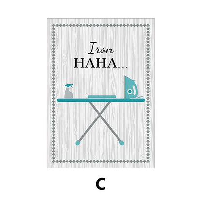 Modern Laundry Room Canvas Wall Art