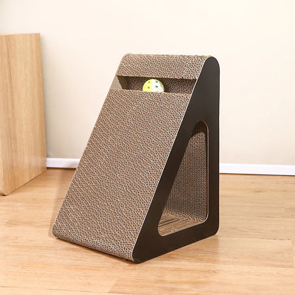 2-in-1 Cat Scratcher & Interactive Toy