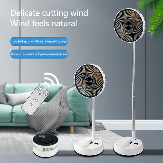 Portable Oscillating Standing Fan with Remote