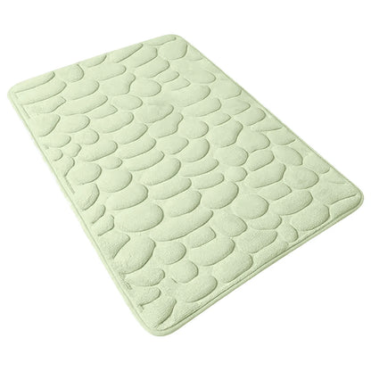 Cobblestone Embossed Bathroom Mat