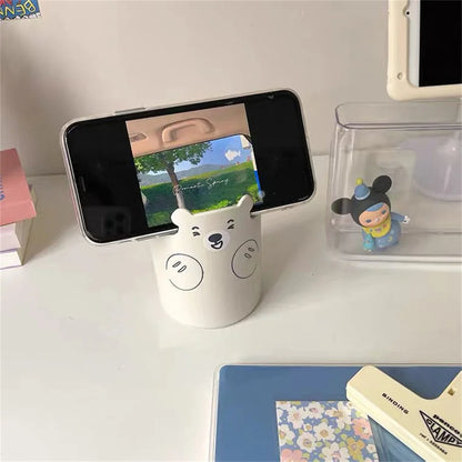 Cute Bear Pencil Holder
