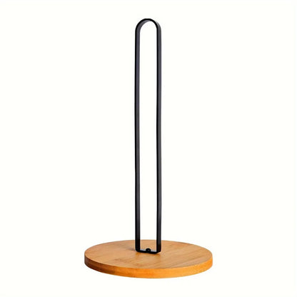 Bamboo Paper Towel Holder